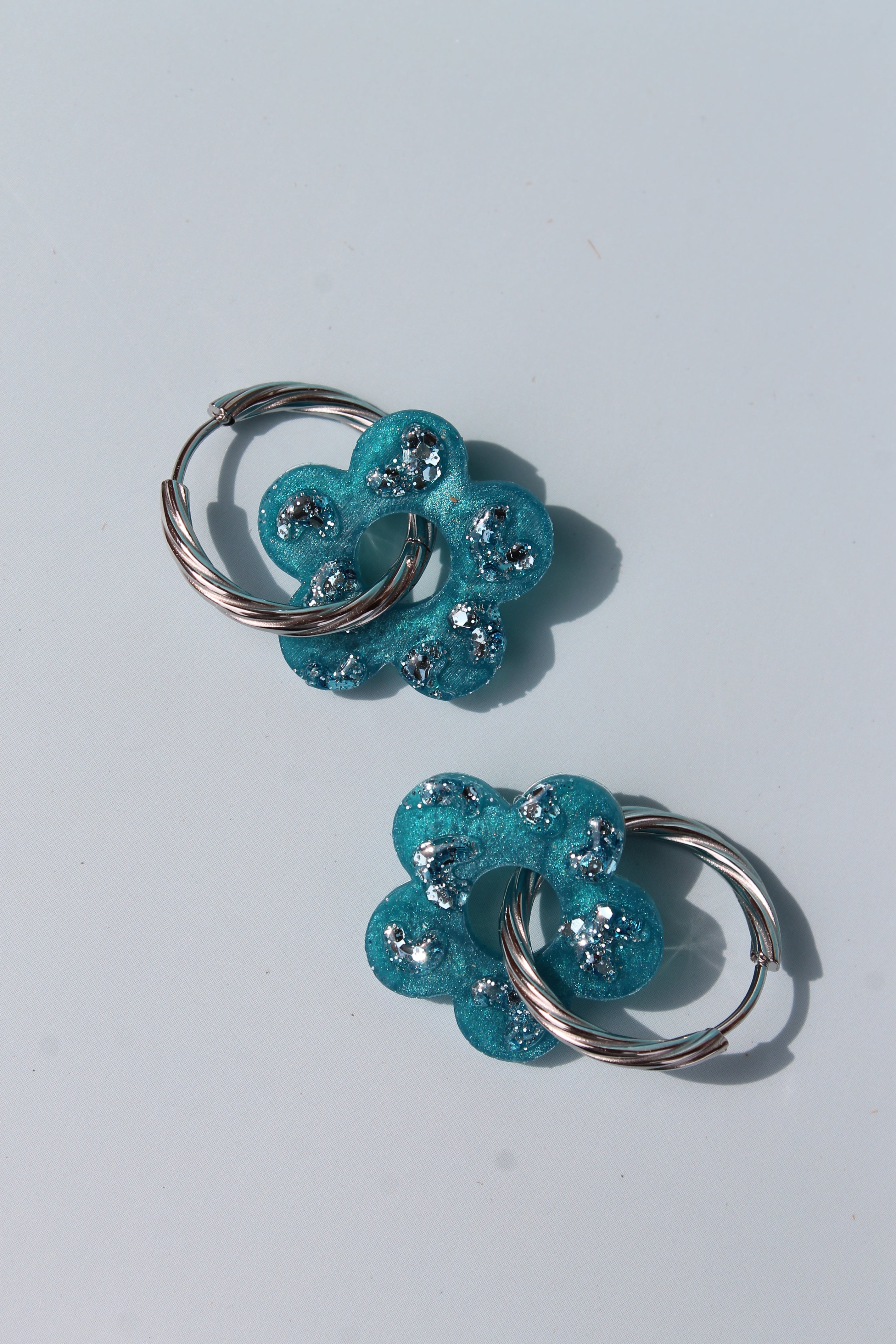 Fleur Léopard _ Bleu