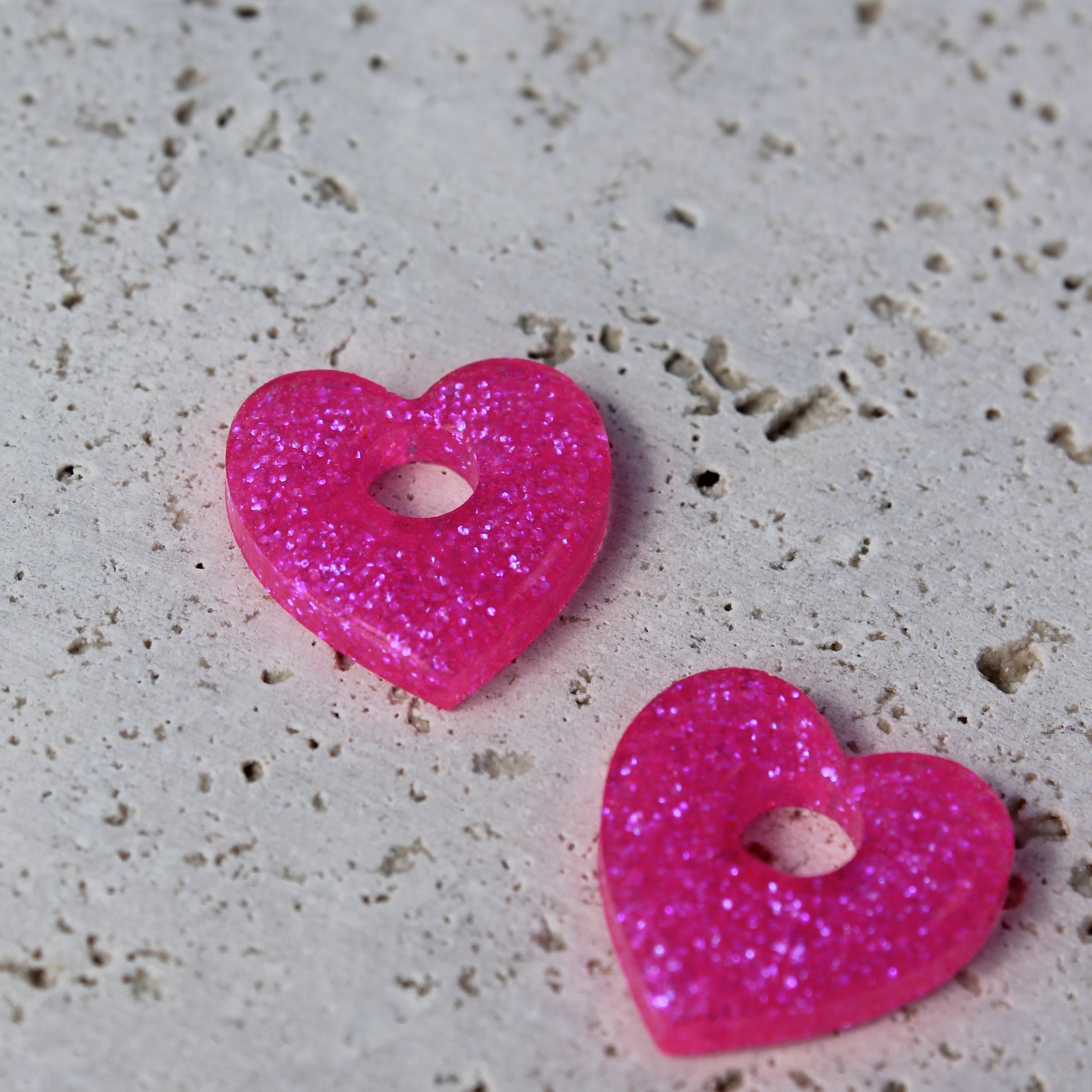 Amor _ Rose fluo _ pampilles seules