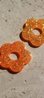 Les Bloom XL _ Orange fluo _ pampilles seules
