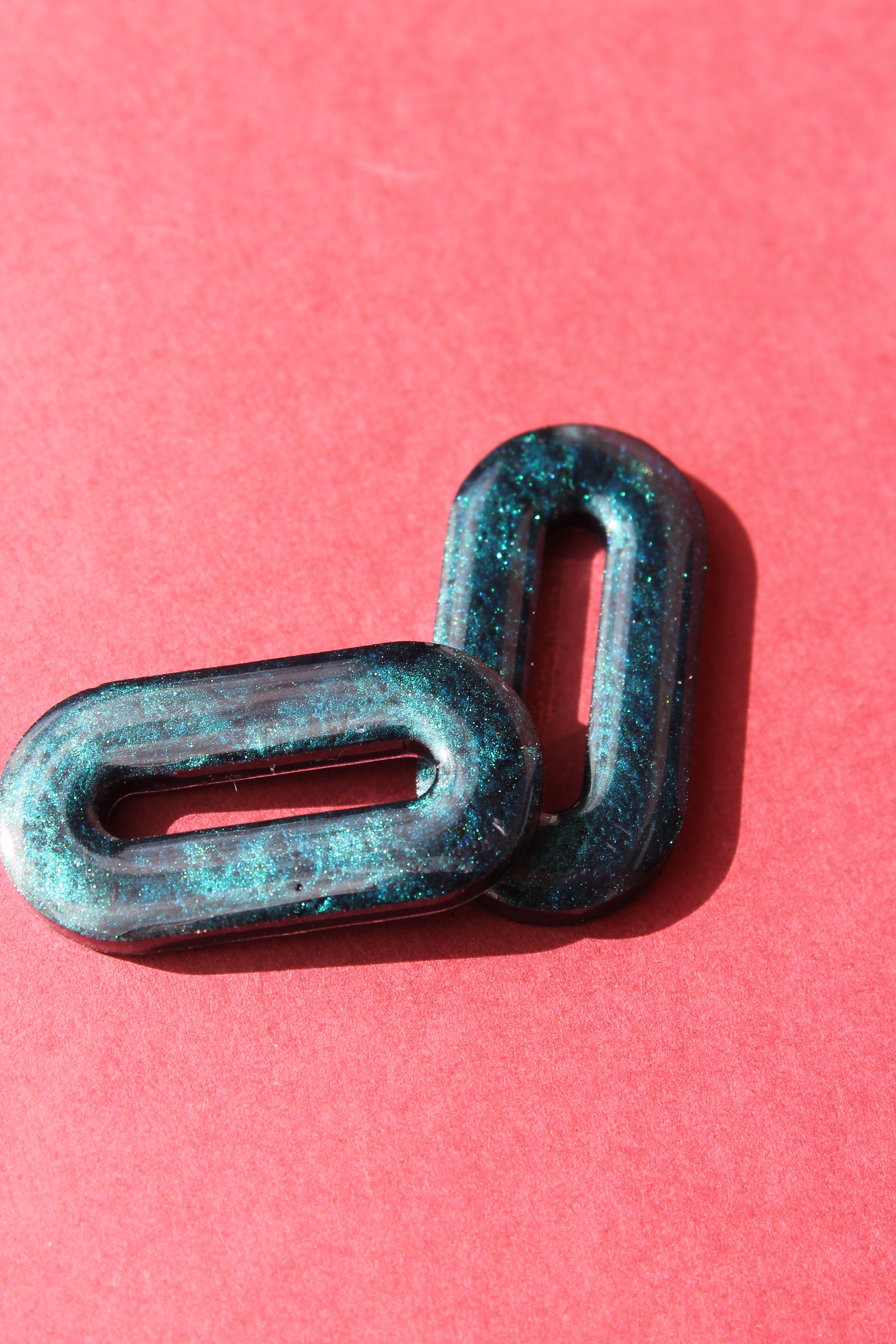 Ellipse _ Bleu canard