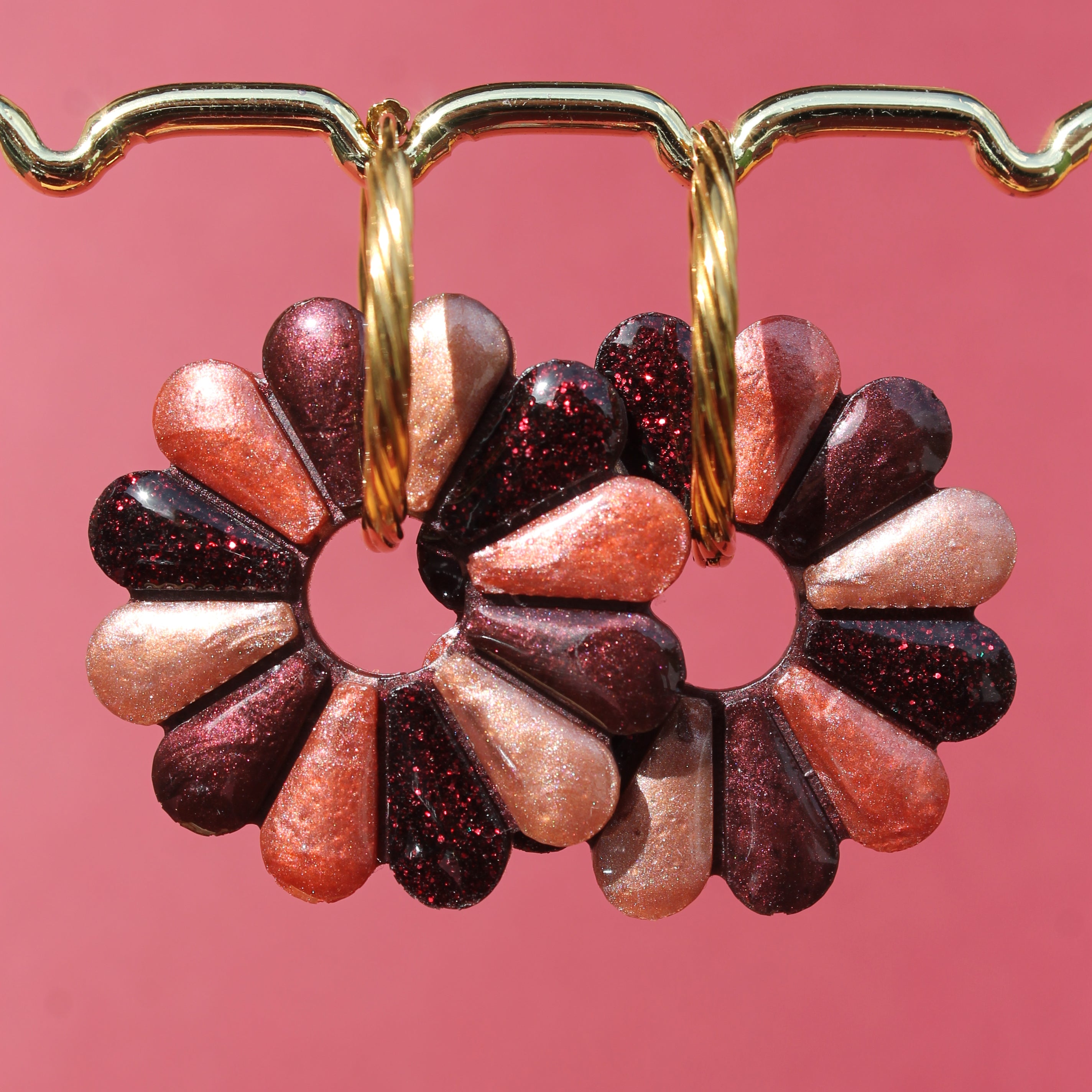 Les Pétalia _ Plum / Terracotta