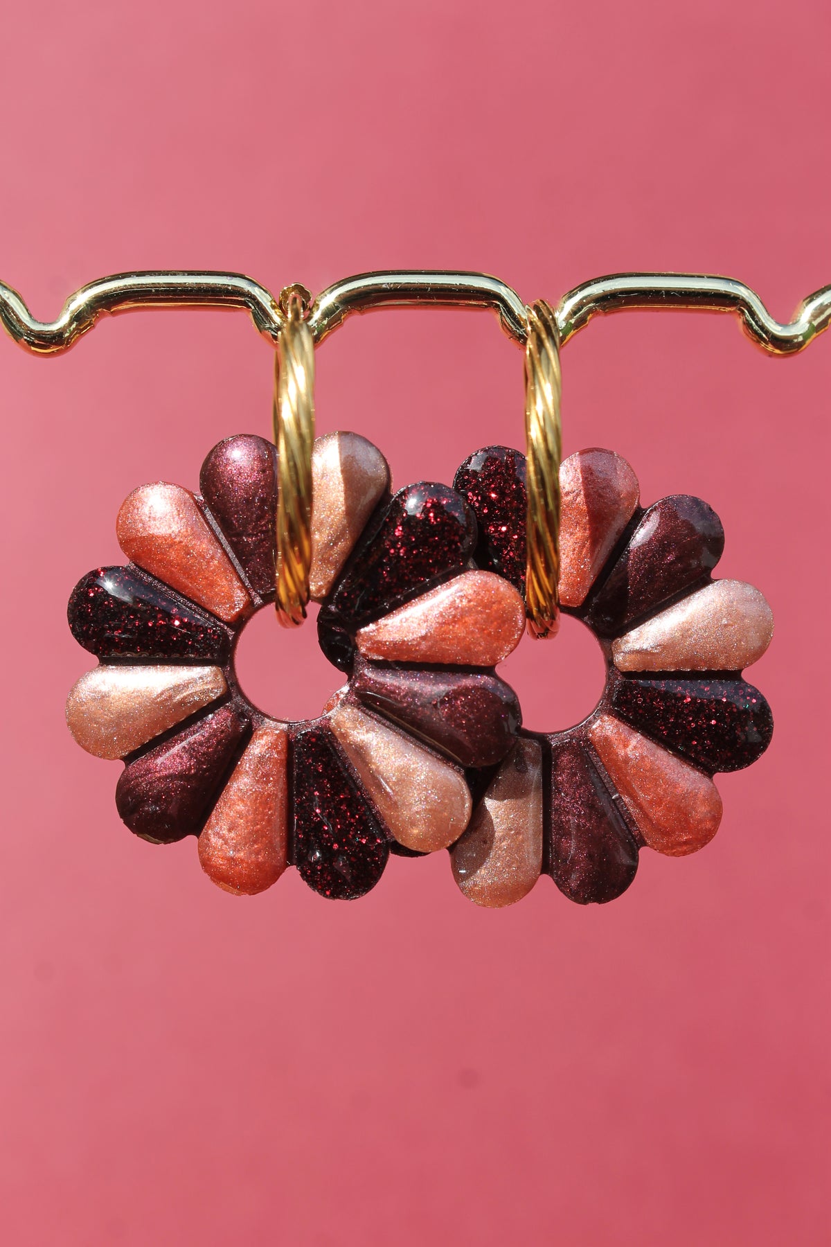 Les Pétalia _ Plum / Terracotta