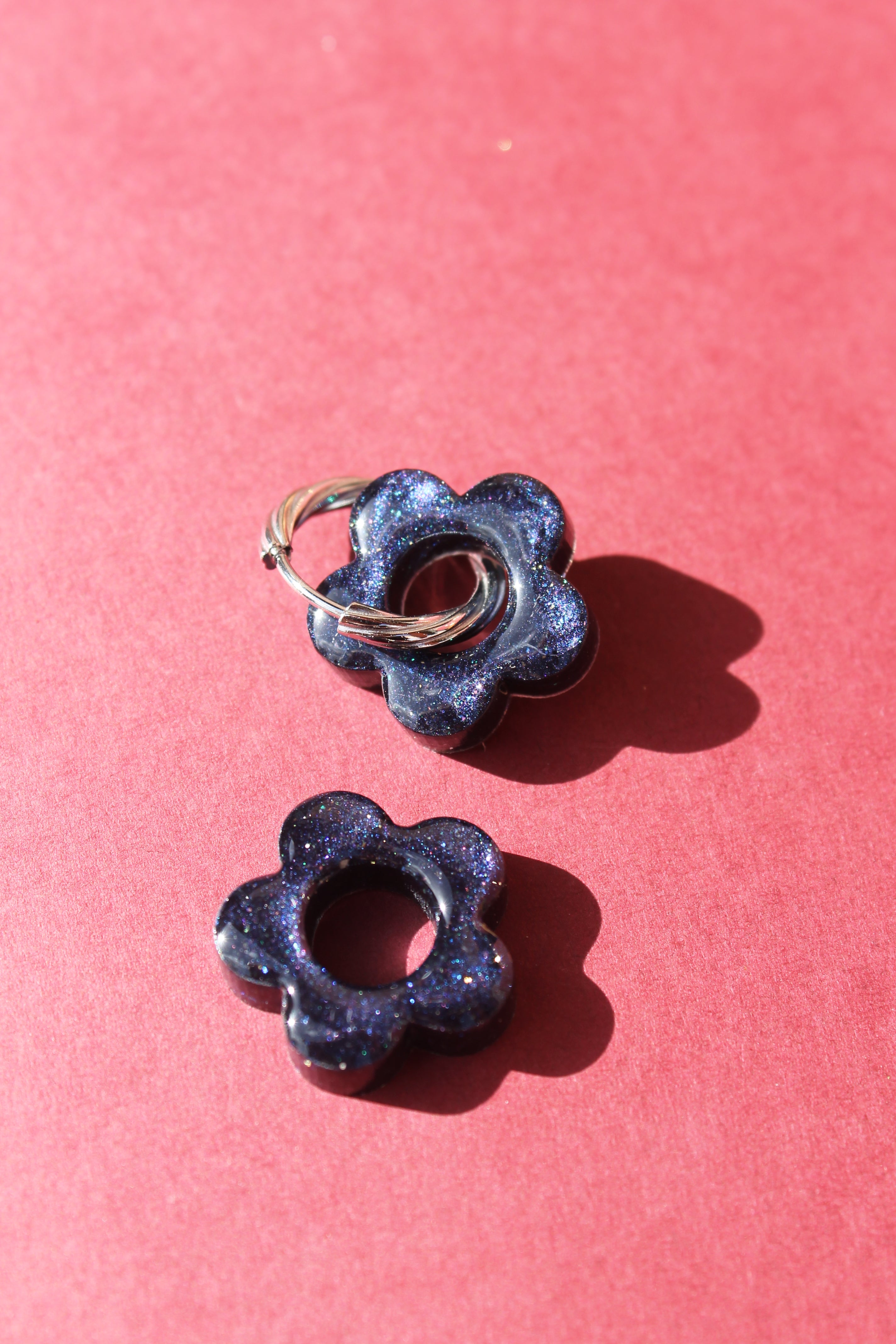 Bloom _ Bleu nuit irisé