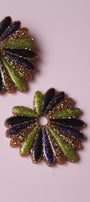Les Pampas _ Aubergine / Asperge