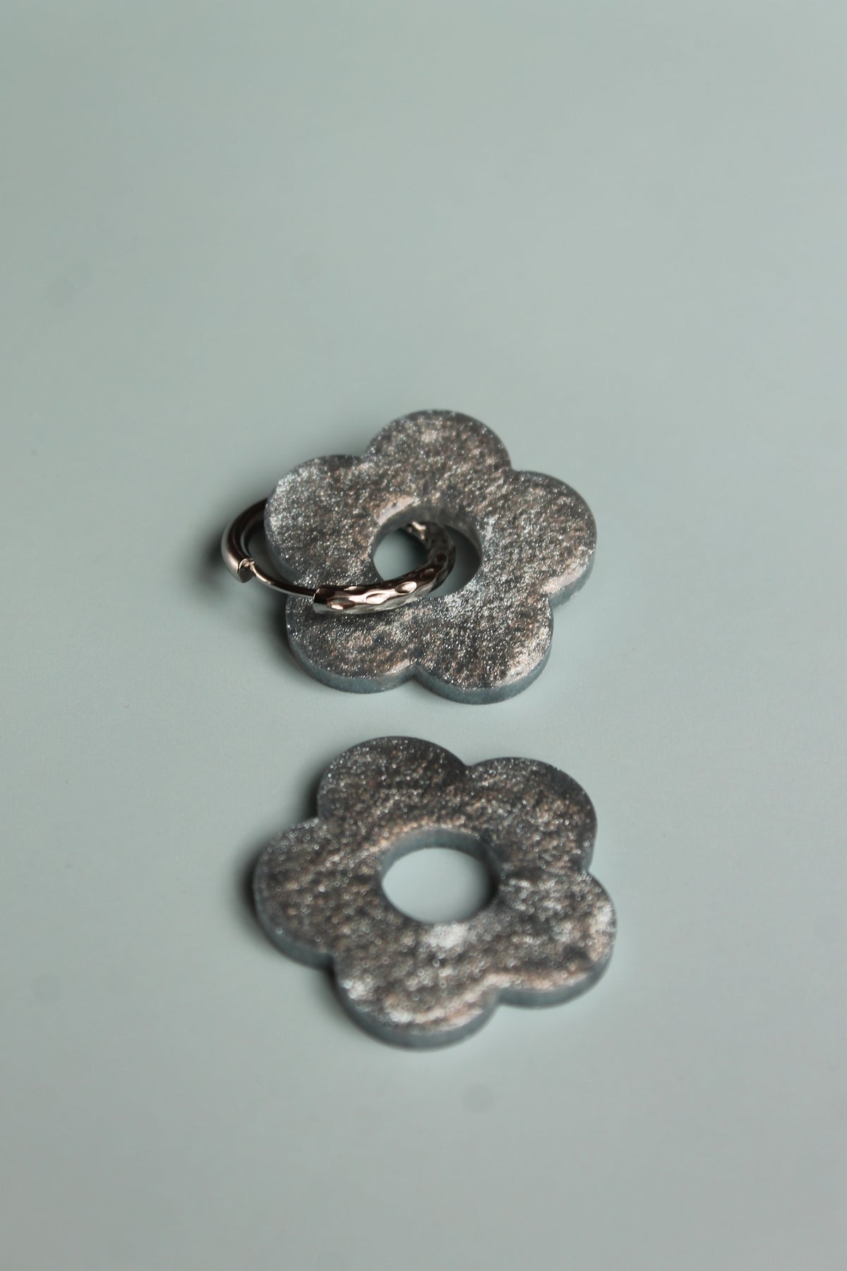 Les Bloom XL  _ Gris clair irisé