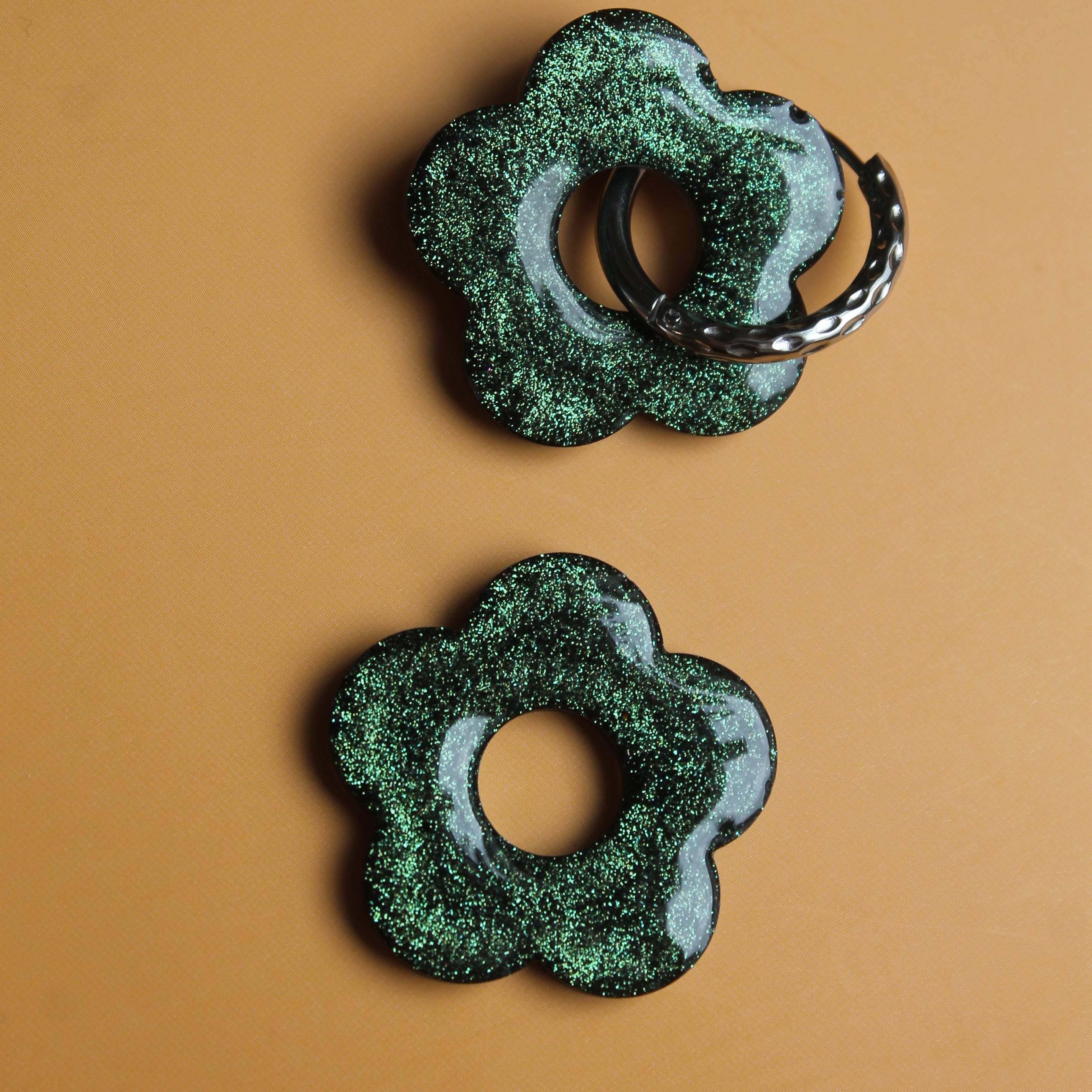 Les Bloom XL  _ Jade pailleté