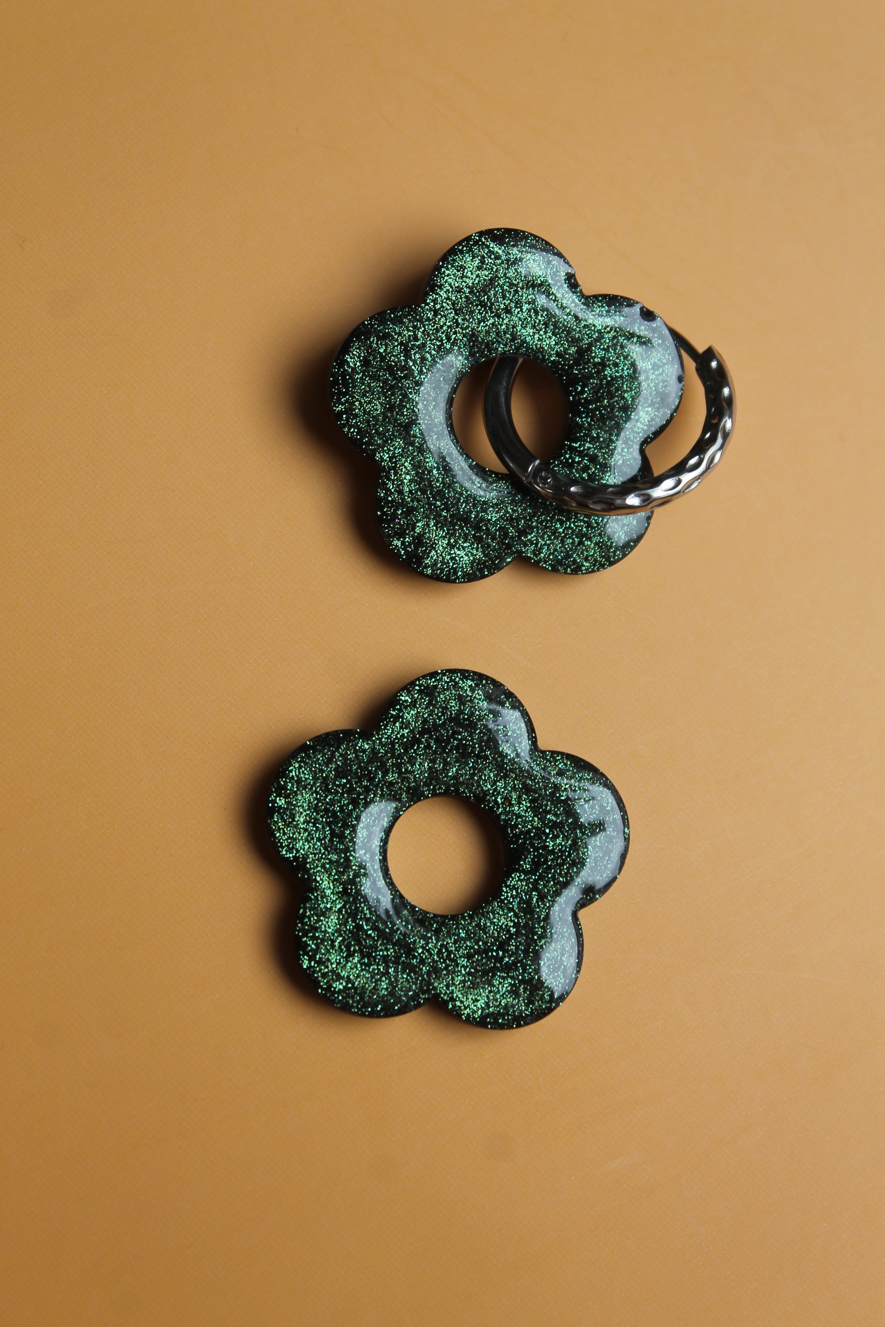 Les Bloom XL  _ Jade pailleté