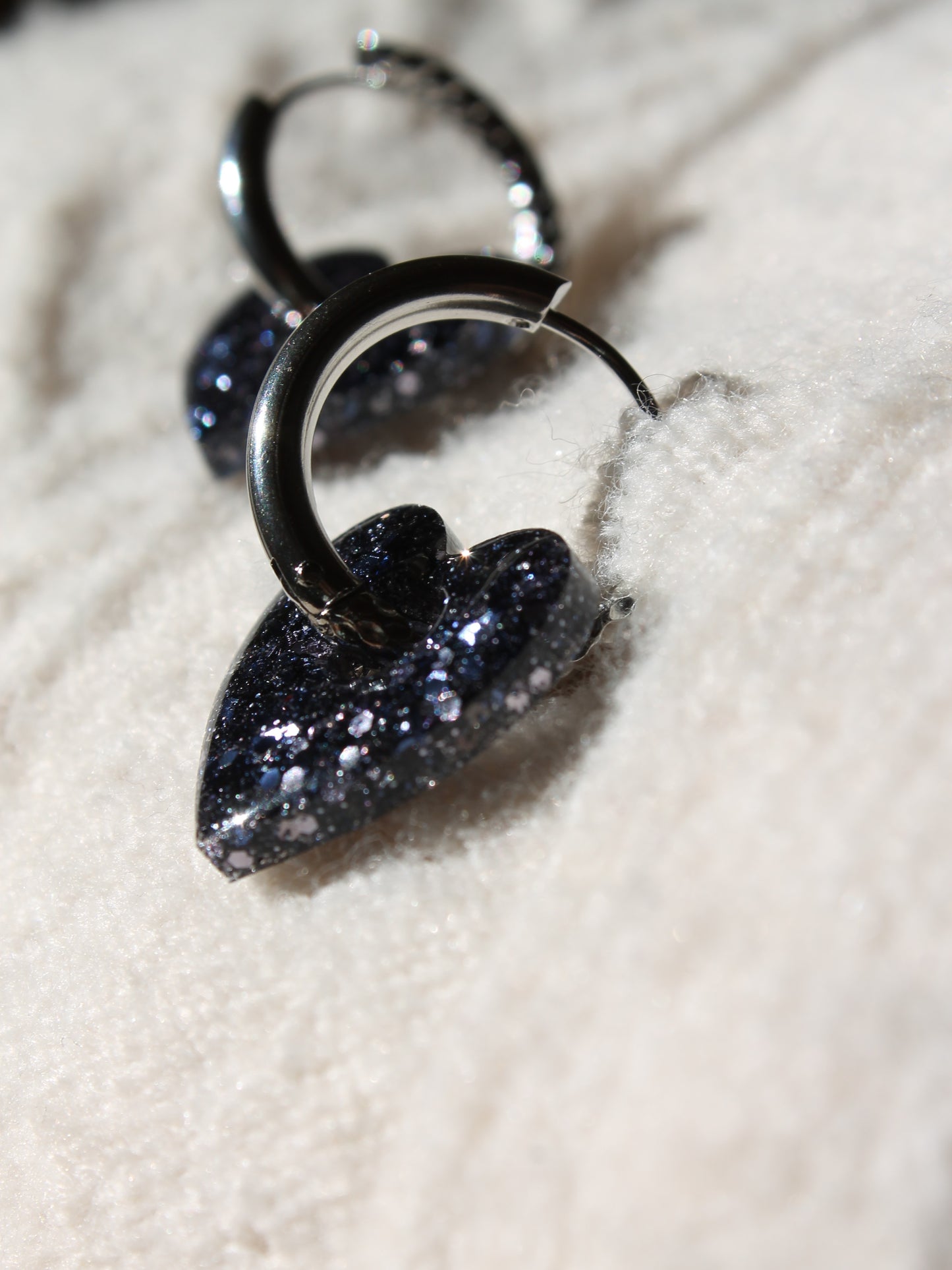 Les Amor _ Gris bleu pailleté