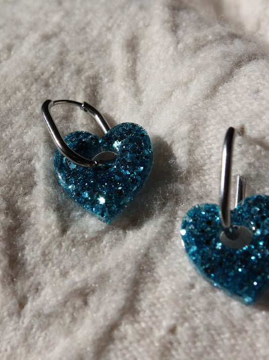 Les Amor _ Bleu ciel pailleté