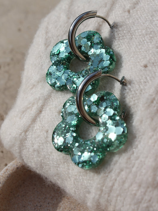 Les Bloom XL  _ Menthe pailleté