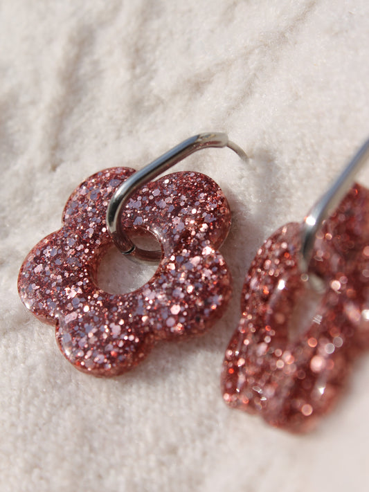 Les Bloom XL  _ rose clair pailleté