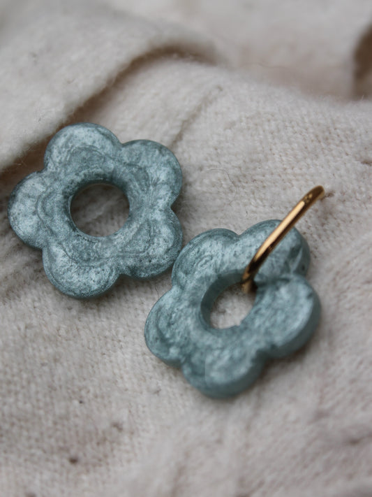 Pampilles seules " Bloom XL " - sans créoles (40 couleurs)