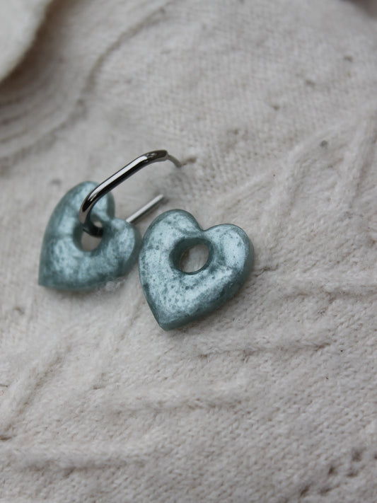 Pampilles seules " Amor " - sans créoles (34 couleurs)