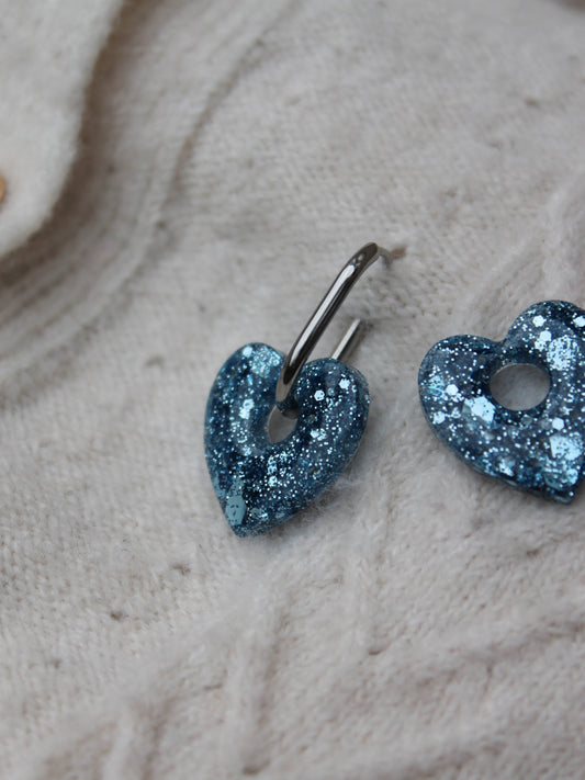 Les Amor _ Bleu glacé pailleté