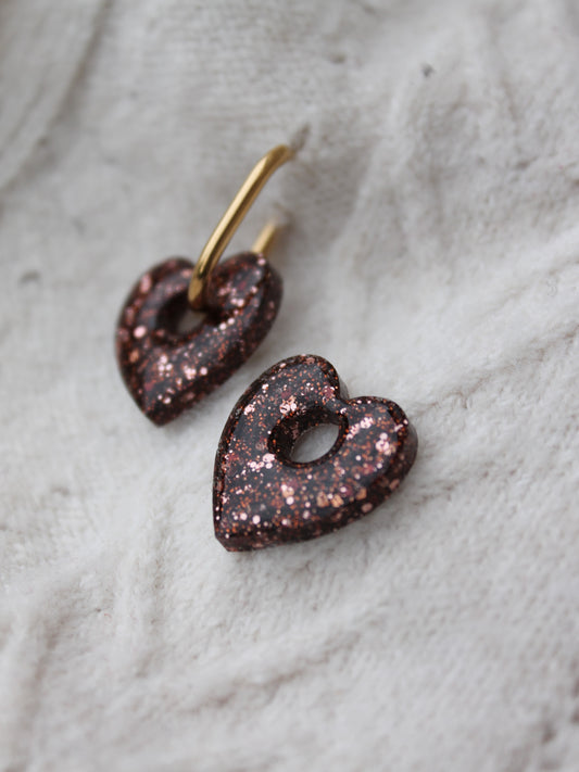 Les Amor _ Chocolat rosé pailleté