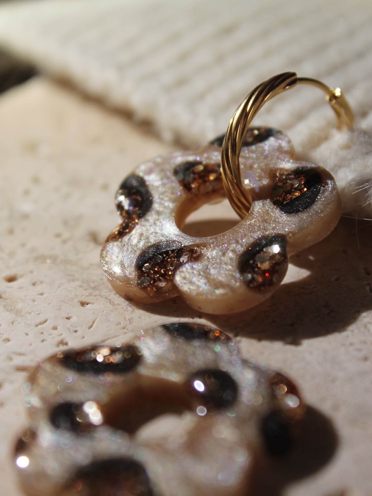 Les Bloom XL  _ Beige Léopard