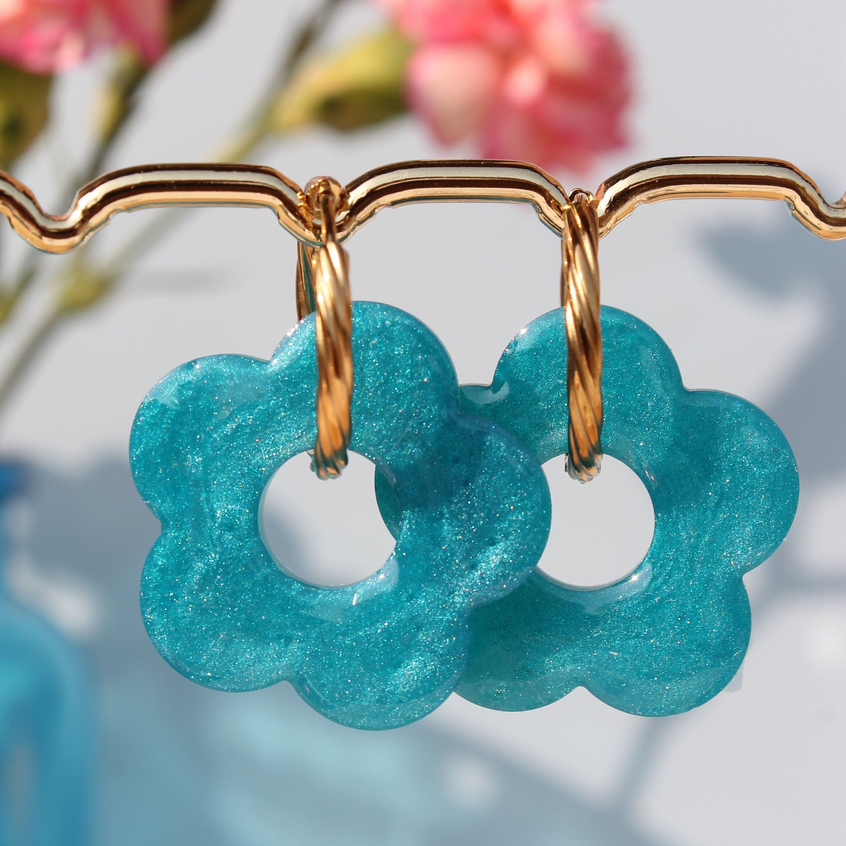 Les Bloom XL  _ Bleu lagon