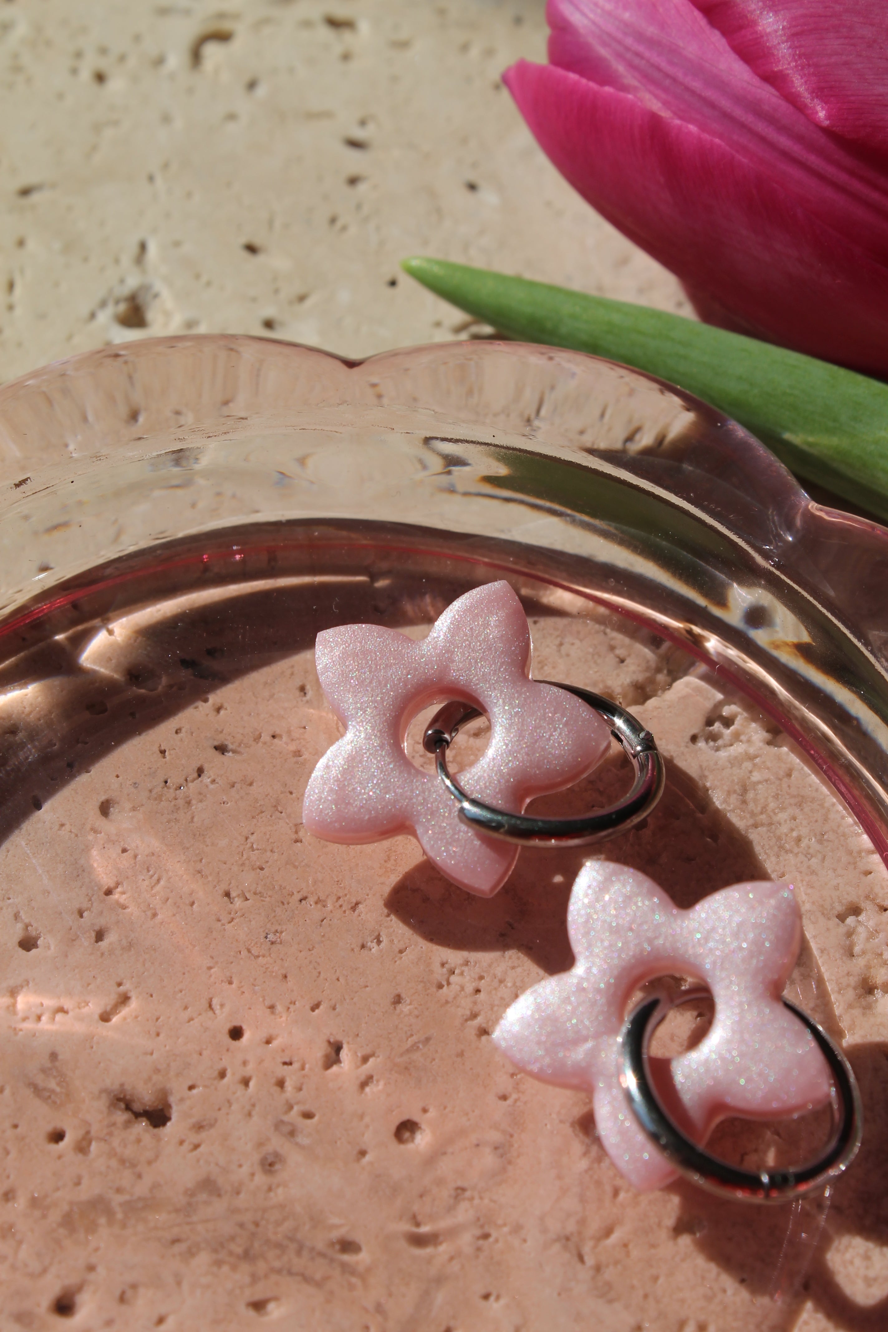 Céleste  _ rose perlé