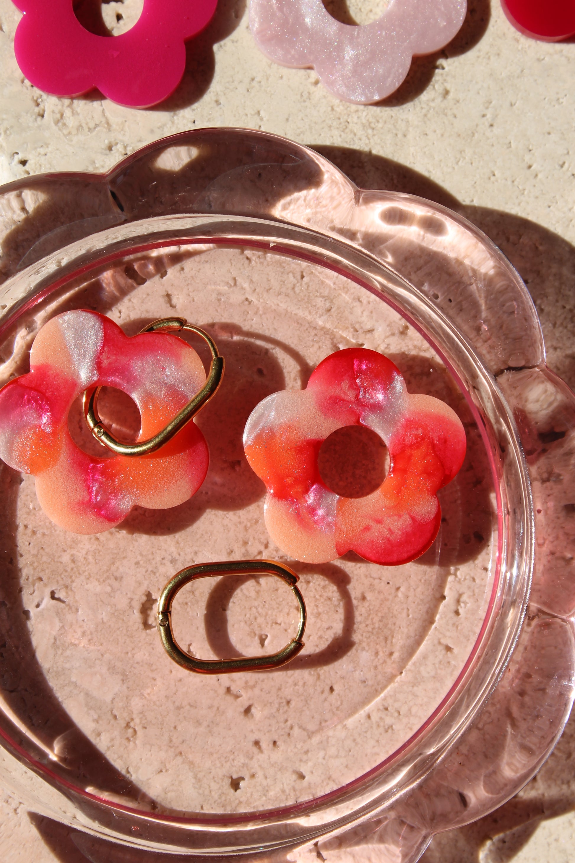 Les Bloom XL  _ Rose marbré